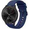 Remienok Solid Wristband modrý pre Garmin Vivomove 3 (20mm)
