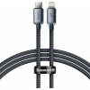Baseus CAJY000201 Crystal Shine Series Datový Kabel USB-C - Lightning 20W 1,2m Black