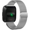 eses Milánsky ťah pre Fitbit Versa - Veľkosť L, strieborný