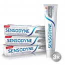 Sensodyne Extra Whitening bieliaca zubná pasta s fluoridom pre citlivé zuby 3x75 ml