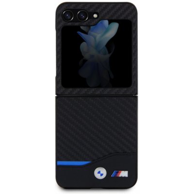 BMW M PU Carbon Blue Line Samsung Galaxy Z Flip 5 čierne