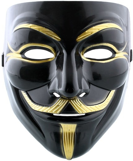 Anonymous maska Vendetta čierna