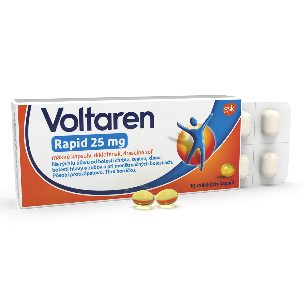 Voltaren Rapid 25 mg cps.mol.10 x 25 mg od 2,09 € - Heureka.sk