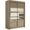 Signal Veľká šatníková skriňa MIAMI V sonoma šírka 120 cm