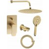 Sapho Sapho, SPY podomietková sprchová súprava s pákovou batériou, otočný prepínač, 2 výstupy, zlatá matná, PY42/19-01
