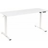 Zdvihací stôl Rocada 2002XCR04ECO, elektrický, pamäť na 4 polohy, 160x80 cm, biela