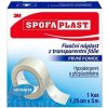 3M SPOFAPLAST č.431 Fixačná náplasť 1,25cm x 5m, z transparentnej fólie, cievka 1x1 ks