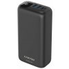 CANYON powerbanka PB-301, 30000mAh Li-poly QC 3.0&PD 20W, displej, In USB-C + micro USB, Out 1x USB-C + 2x USB-A, čierna (CNE-CPB301B)