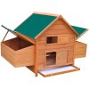 vidaXL Kurín pre hydinu drevený 157 x 97 x 110 cm
