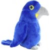 Plyšový modrý papagáj 16 cm