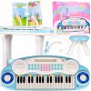DETSKÉ EDUKAČNÉ PIANO S MIKROFÓNOM, STOLIČKOU A PESNIČKAMI