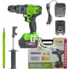 Procraft PA18BL 1B Aku vŕtací skrutkovač s príklepom (4,0 Ah)