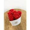 darcekzlasky Darček pre ženy - Flower box With love White-red