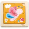 Viga puzzle Motýl 4 dílky