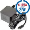 RASPBERRY USB-C adaptér Raspberry Pi 5 27W,čier OFI121