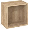 SAPHO ESPACE 35 x 22 x 35cm skrinka kúpeľňová otvorená závesná, dub alabama, ESC150-2222