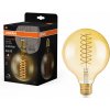 OSRAM okrúhla LED zlatá žiarovka E27 VINTAGE 8,4 W, teplá biela 4099854137884