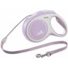 Vodítko Flexi New Comfort S lanko 5 m svetloružové (do 12 kg)