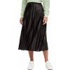 Vila Sukňa Nitban Midi Skirt - Black Čierna