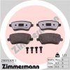ZIMMERMANN Sada brzdových platničiek kotúčovej brzdy 23973.975.1