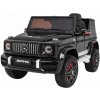 Joko Elektrické autíčko Mercedes G63 lakované kožené sedadlo penové kolesá USB MP3 čierna