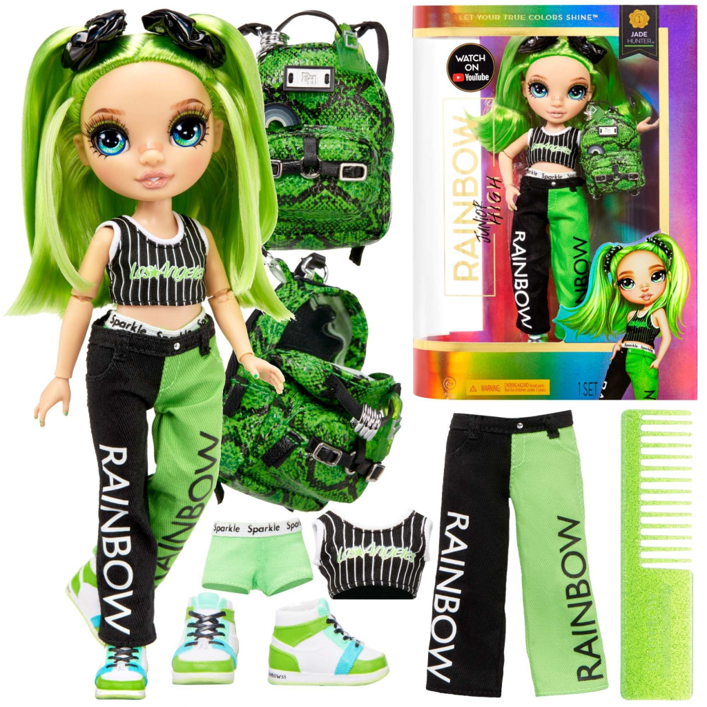 MGA Entertainment Junior High Rainbow High Jade Hunter