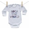 Boodyy Body s dlhým rukávom Rock the world 92 (18-24 mesiacov)