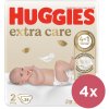 4x HUGGIES® Plienky jednorázové Extra Care 2 (3-6 kg) 24 ks VP-F178441