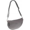 NovaKabelka.sk Reni Grande Grigia Scura kožená talianska crossbody kabelka sivá