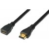 ASSMANN HDMI 1.4 HighSpeed w/Ethernetem Extension cable HDMI A M/F 2m black AK-330201-020-S