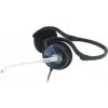Genius HS-300N slúchadlá s mikrofónom, drôtová, čierna, 3.5 mm jack