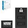Baterie Newell NEWELL Dvoukanálová nabíječka DL-USB-C a baterie LP-E17 pro Canon