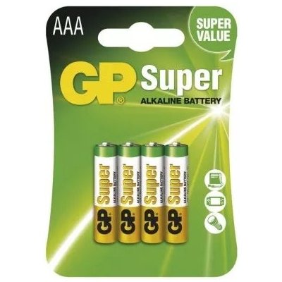 EMOS GP alkalická batéria SUPER AAA (LR03) 4BL B1311