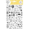 Pečiatky Stampo Planner - Cestovanie, 81 ks