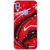 Picasee silikónový prehľadný obal pre Huawei P Smart 2019 - Red black
