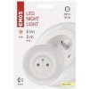 P3320 LED nočné svetlo P3320 s fotosenzorom pre zásuvku EMOS