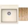 Schock Mono N-100S-A s krájacou doskou Classic Line magnolia MONN100SAMGL