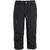Vaude Men's Farley II Capri Pants, black uni - pánské 3/4 kalhoty 52