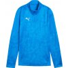 Dámska športová mikina Puma, TEAMCUP TRAINING 1/4 ZIP TOP W Modrá,Biela M