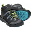 Keen HIKEPORT MID WP K magnet/greenery US 8 / EU 24,0 / UK 7 / 15 cm; Šedá obuv
