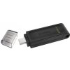 Kingston USB kľúč DT70 256GB USB-C 3.2 Gen 1, čierny