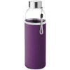 PILVI sklenená fľaša v neoprénovom puzdre, 500 ml, fialová