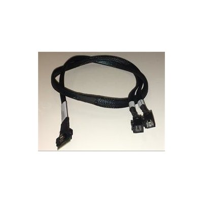 Broadcom LSI internal U.3 cable 1.0 m SlimLine x8 (SFF-8654) do 2x Mini-SAS HD (SFF-8643) black