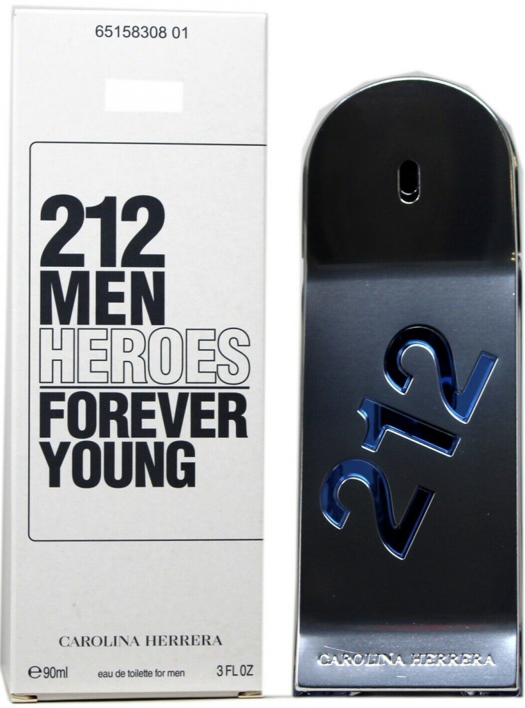 Carolina Herrera 212 Men Heroes Forever Young toaletná voda pánska 90 ml tester