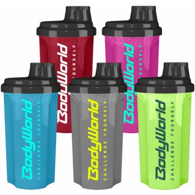 BodyWorld Shaker Challenge Yourself 700 ml, limetková zelená