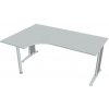 stôl ergo pravý 180x120 cm - FE 1800 60 P Šedá