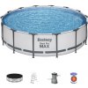 Bazén Bestway® Steel Pro MAX, 56950, kartušová filtrácia, rebrík, plachta, 427x107 cm
