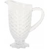 Clayre & Eef Decorative Pitcher 1100 Ml Transparent Glass 20 x 13 x 24 cm / 1100 ml