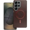 Obal GENTLEMAN MAG COVER Case MagSafe Samsung Galaxy S25 Utra 5G S938 hnedý