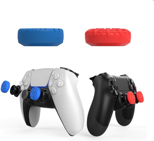 iPega P5029 PlayStation 4/5 controller cap set, red/blue PG-P5029